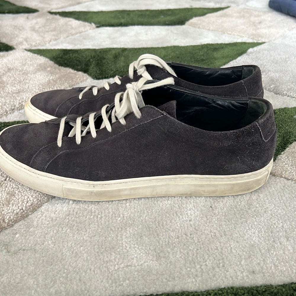 Common Projects - size 13. Dark gray classic suede